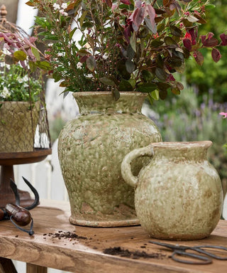 Celadon Garden Vase Green
