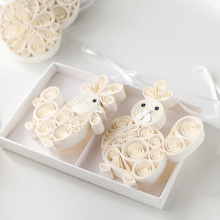 Quilling Hen & Rooster Duo