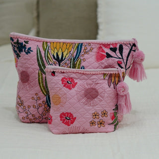 Protea Print Toiletry Bag