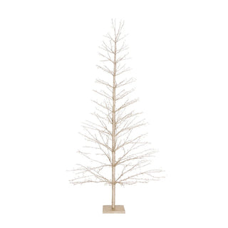 Champagne Glitter Sparkle Tree 210cm