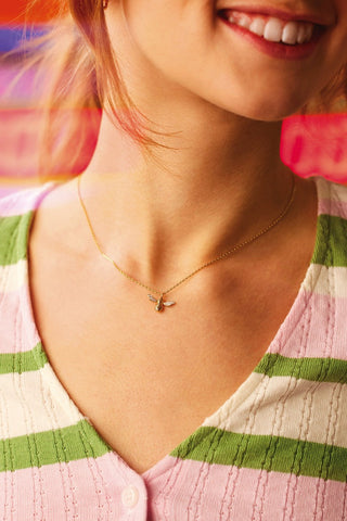 Estella Bartlett Bee Charm Pendant Necklace