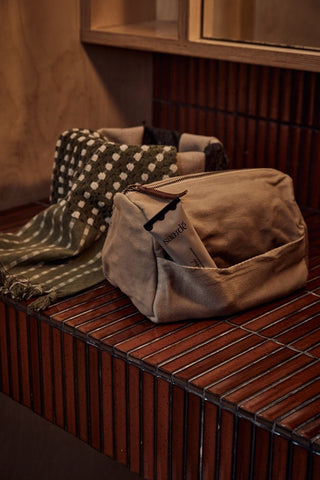 Journey Toiletry Canvas Bag Clay