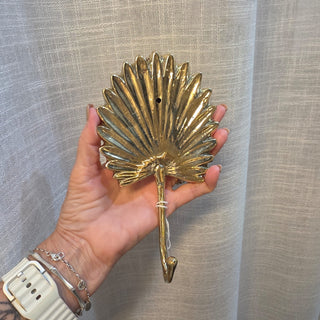 Brass Hook Palm Fan