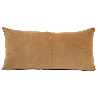 Brown pillow on a white background