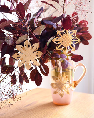 Woven Snowflake Decoration