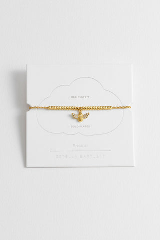 Estella Bartlett CZ Bee Charm Amelia Bracelet