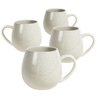 Hug Me Mugs White Speckled
