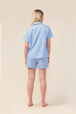 Poppy Blue Stripe PJ Set