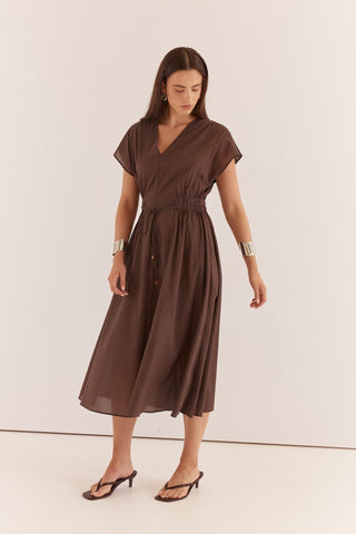 Nazalia Tie Waist Dress
