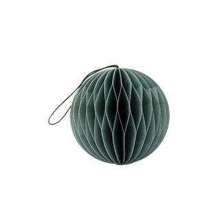 Seafoam sphere ornament on a white background