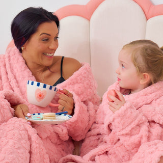 Bath Robe - Cosy Luxe Embossed Flower