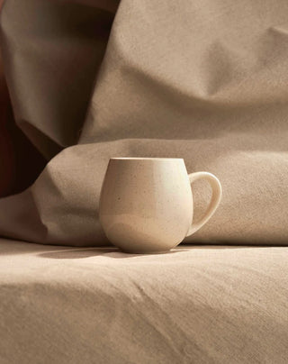 Hug Me Mugs White Speckled