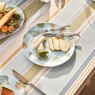 Seychelles Silver Fish Cheese Knife (set of 2)