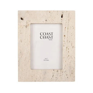 Len Travertine Photo Frame
