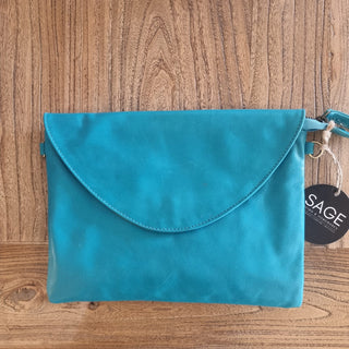 Isla Leather Clutch Bag