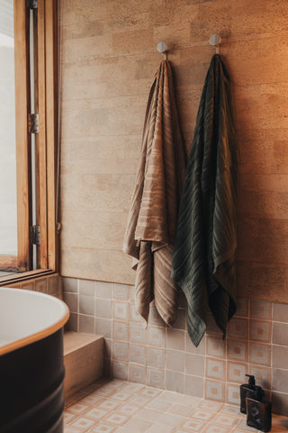 Architectural Towel Collection Dark Olive