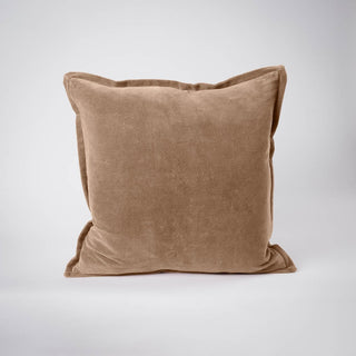 Brown pillow on a white background
