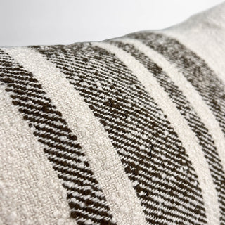 Close-up of a textured fabric with wavy pattern on a white background