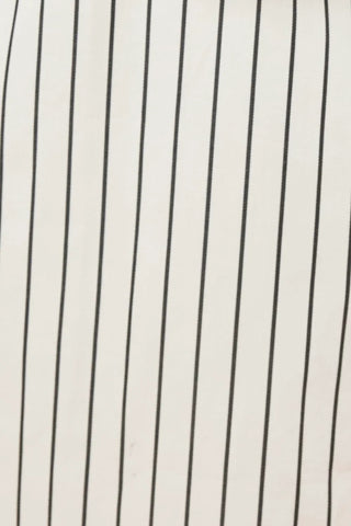 Lolita Striped Boyfriend Night Shirt - Ecru