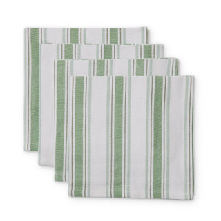 Fern Green/Blue Stripe Napkin (Set 4)