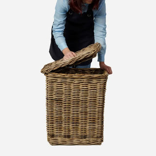 Banyan Lidded Kubu Laundry Hamper