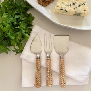 Wicker Nat - Cheese Knife Set