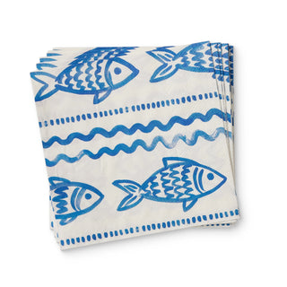 Positano Blue Paper Napkin Set
