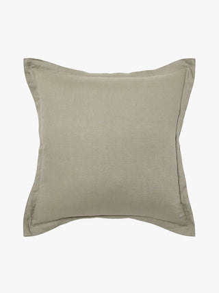 Beige pillow on a white background
