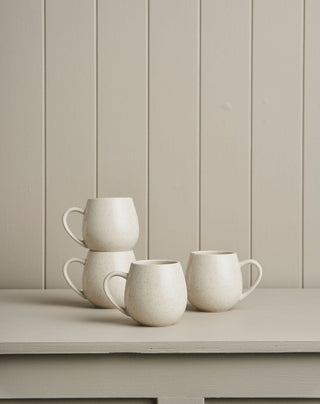 Hug Me Mugs White Speckled