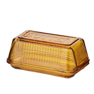 Lia Glass Butter Dish
