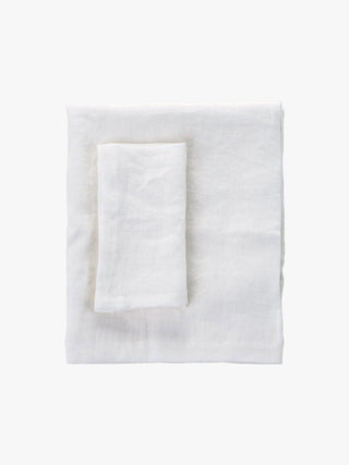 White folded towel on a white background
