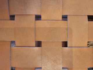 Close-up of brown woven pattern
