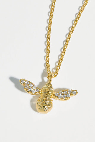 Bee Charm Pendant Necklace