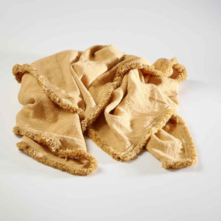 Luca Boho Linen Throw