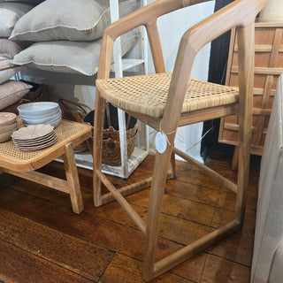 Delilah Rattan Kitchen Stool