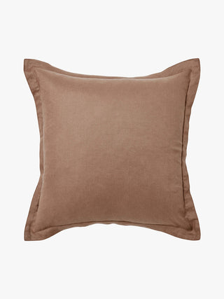 Brown pillow on a white background