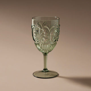 Flemington Acrylic Wine Glass Green