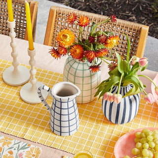 Fenton Check Pitcher Vase