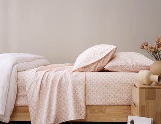 Renee Taylor Printed Patterned Cotton Sheet Set