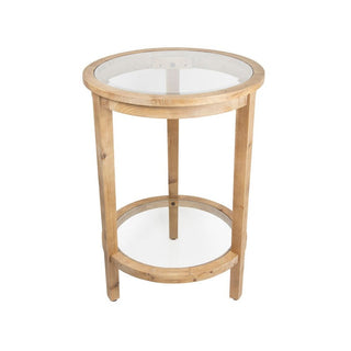Yass Timber Double Shelf Round Table