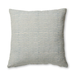 Neera Blue Scallop Cushion