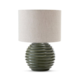 Willow Green Glazed Lamp