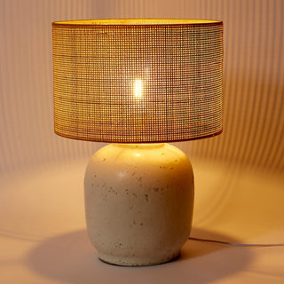 Abner Table Lamp White