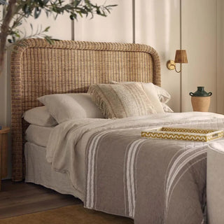 Long Island KS Rattan Bedhead