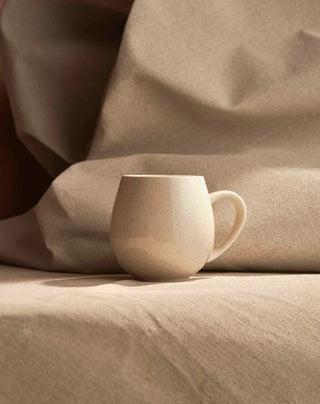 Hug Me Mugs White Speckled