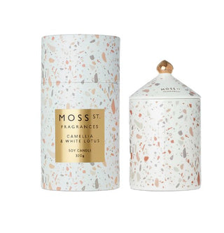 Moss Street Ceramic Soy Candle 320g