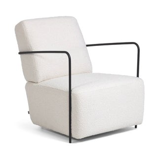 Gamer Armchair White Shearling